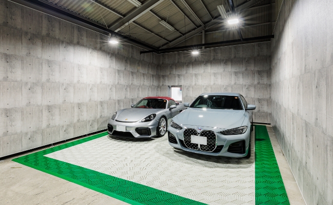 納車待ち専用の保管倉庫