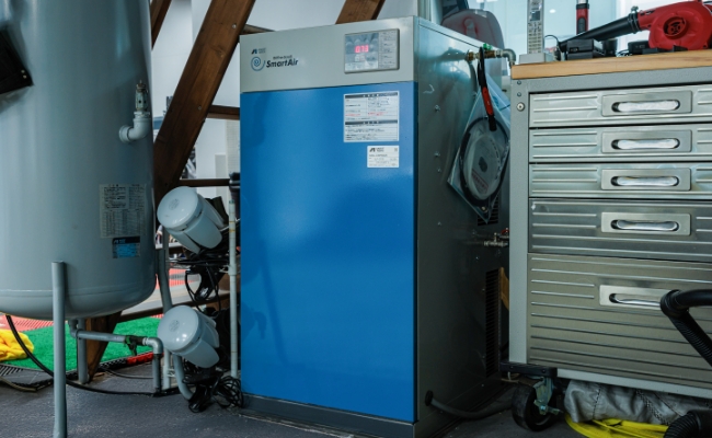 高性能なコンプレッサー