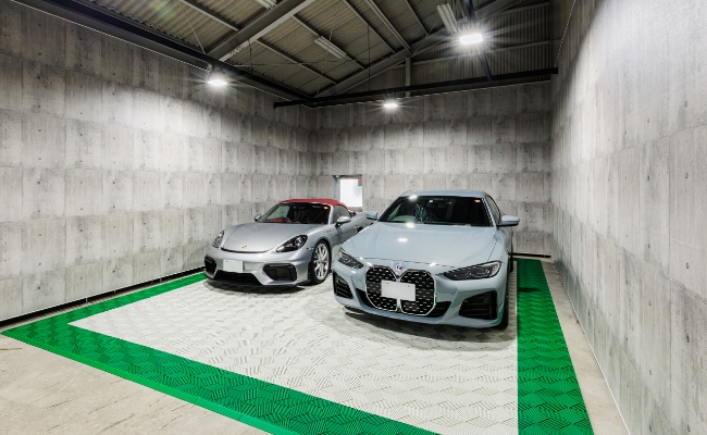 納車待ち専用の保管倉庫